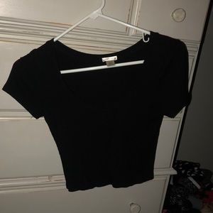 NEVER WORN! Black crop top